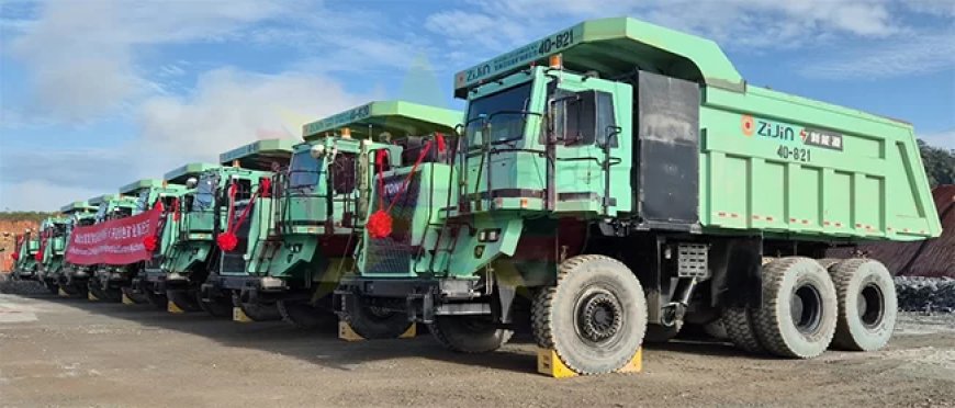 Rosebel Gold Mine neemt eerste vloot elektrische mijntrucks in gebruik