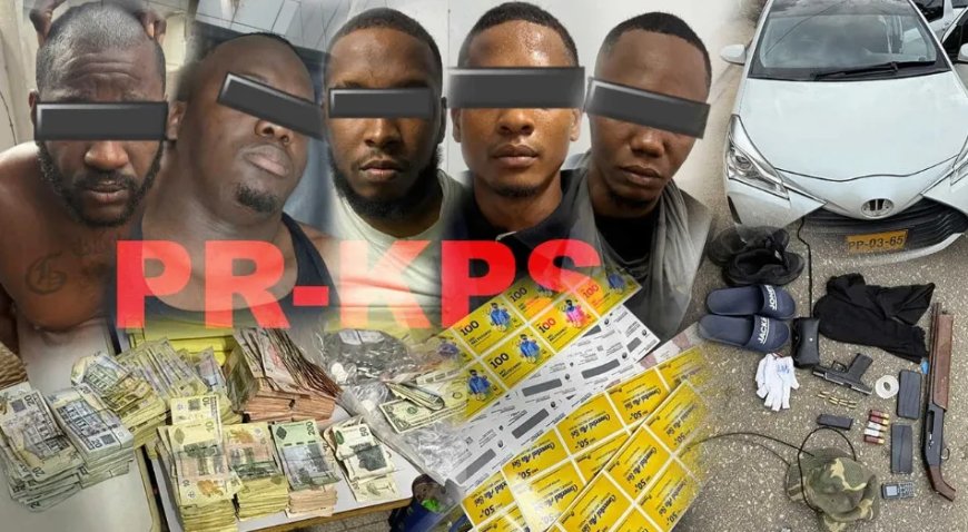 Vijf leden roversbende opgepakt te Zorg en Hoop: verdacht van overval op supermarkt an Hermit