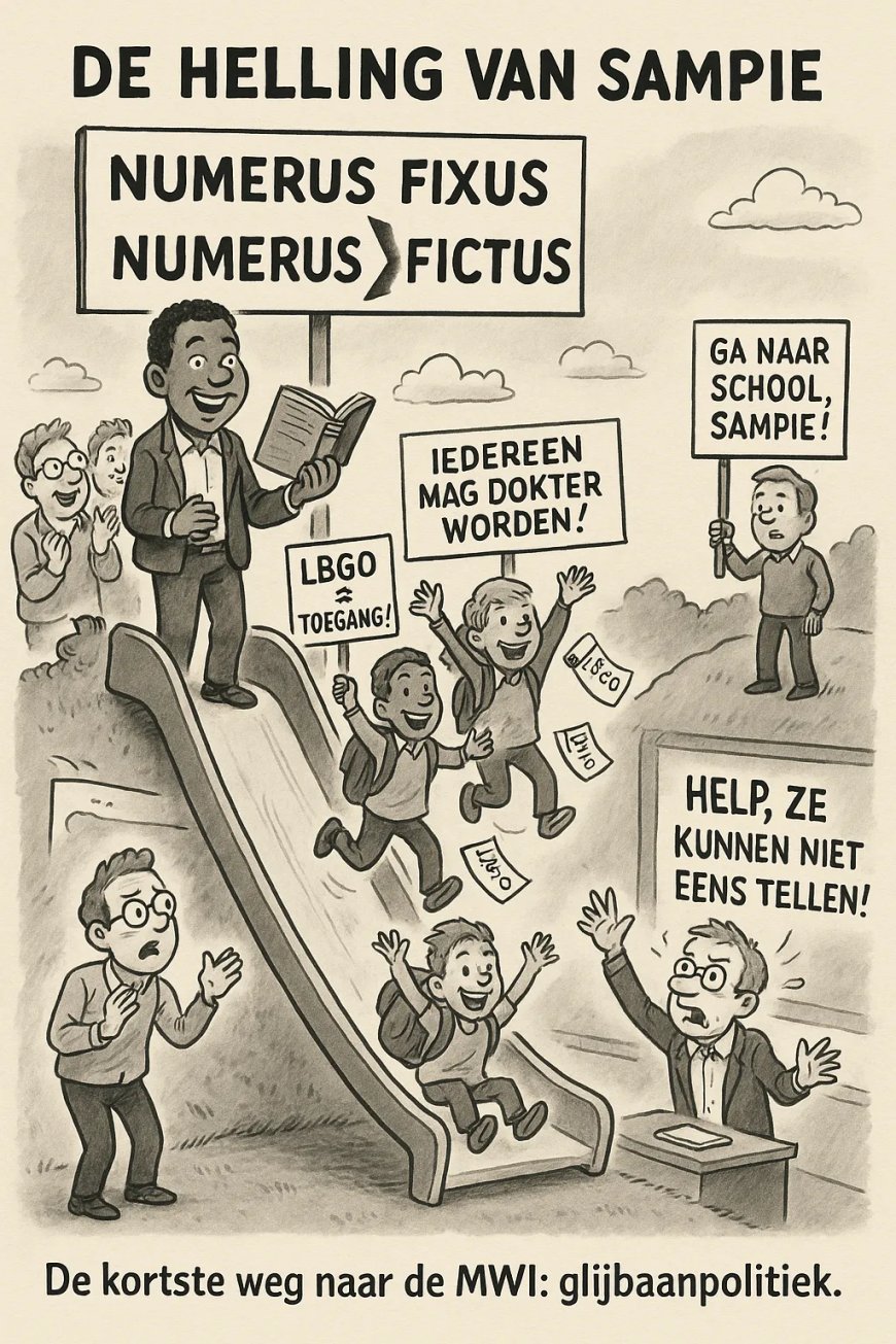 Sampie zet de boel op de helling – numerus fixus wordt numerus fictus