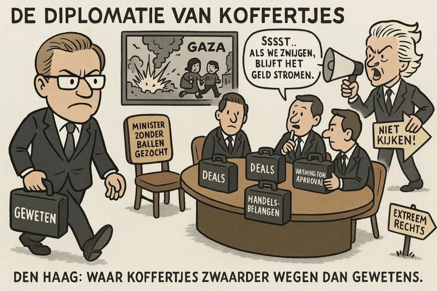 Diplomatie van koffertjes – en ministers zonder ballen