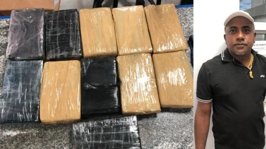 Port Kaituma-man aangehouden na cocaïnetransport op binnenlandse vlucht