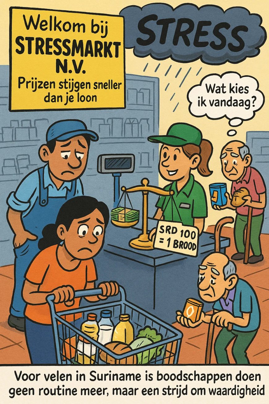 De supermarkt is ons grootste stresspunt