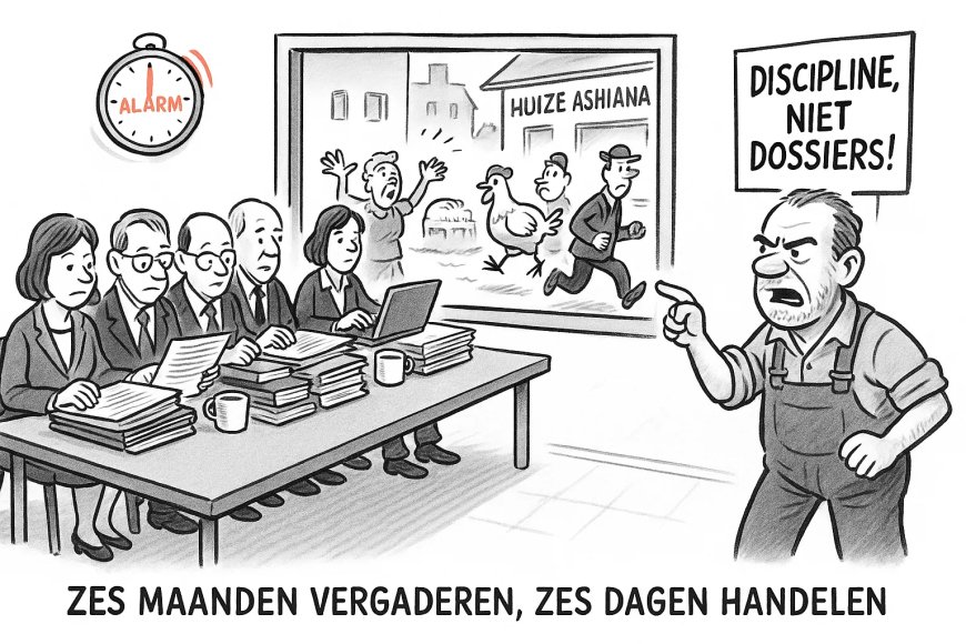 Een crisisteam Ashiana voor zes maanden? Lachwekkend!