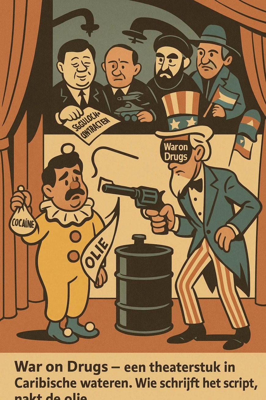 Het kartel als rookgordijn, de olie als buit