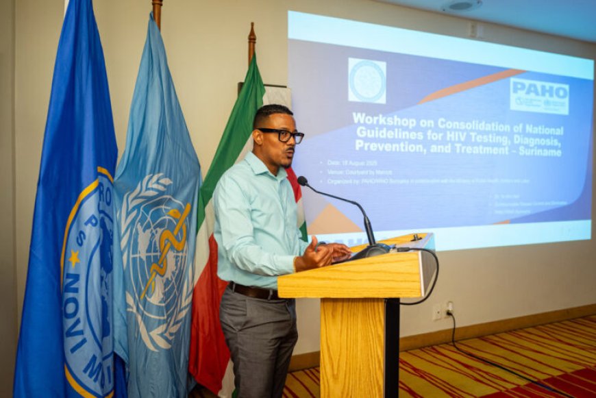 Suriname werkt aan nationale richtlijn voor hiv-zorg
