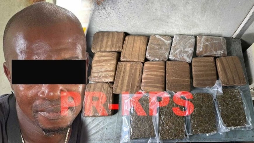 Veertigplusser aangehouden met acht kilogram marihuana