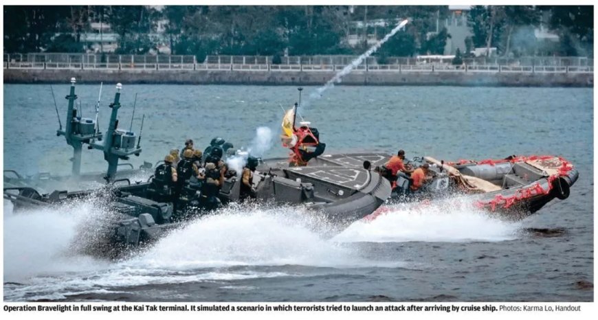 Stad houdt grootste anti-terreuroefening in Kai Tak