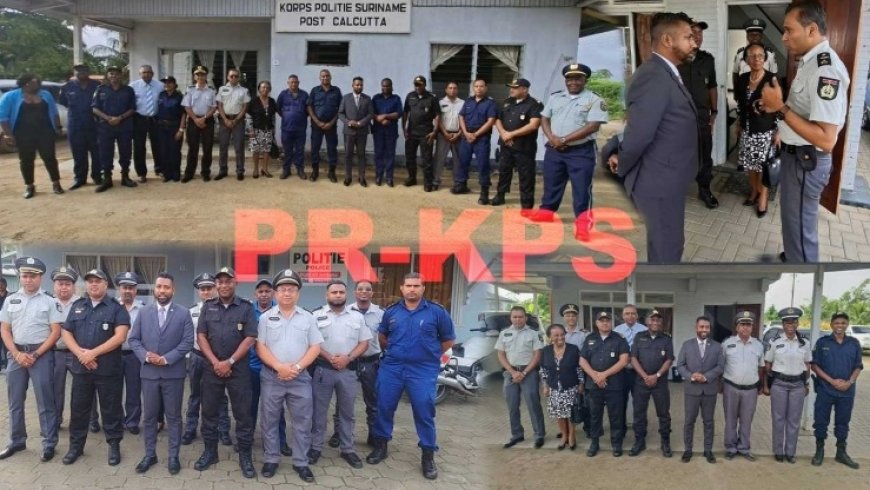 Minister Monorath bezoekt politiestructuren westelijke districten