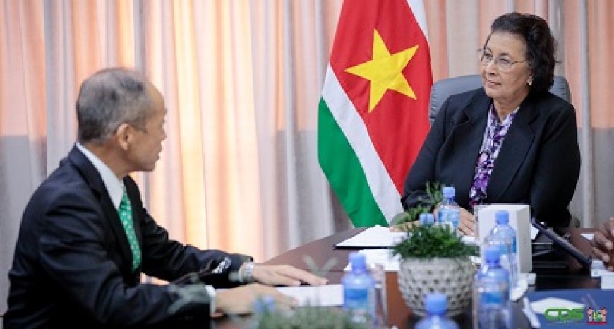 President en Japanse ambassadeur bespreken uitbreiding bilaterale relatie