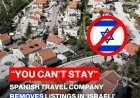 Spaanse reisorganisatie eDreams verwijdert en blokkeert vermeldingen in illegale ‘Israëlische