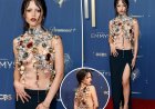 Jenna Ortega schittert op Emmy Awards 2025 met kleurrijk edelstenen ensemble