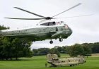 Noodlanding Marine One met Trump en Melania