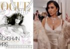 Kim Kardashian schittert op Franse Vogue-cover met Cartier diamanten