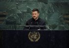 Zelensky spreekt de Algemene Vergadering van VN toe: “Wapens bepalen wie overleeft”