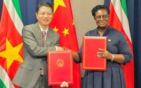 China scheldt US$ 15,6 miljoen aan Surinaamse schuld kwijt