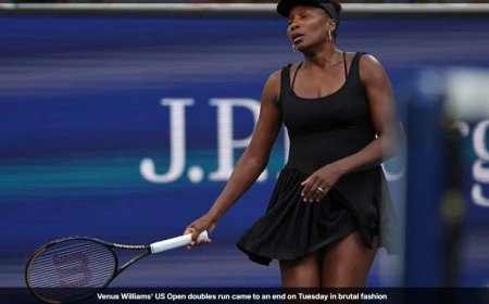Venus Williams neemt afscheid na pijnlijke nederlaag op US Open