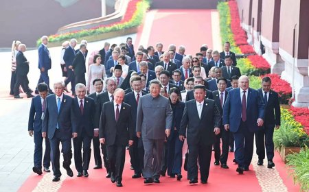 China toont macht en visie tijdens grootste militaire parade ooit