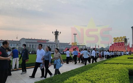 Mijn ochtend op het Tian’anmenplein...