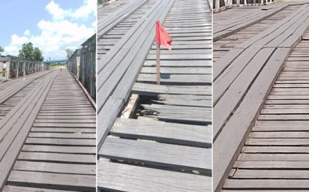 Parabrug voorlopig gesloten vanwege groot gat in wegdek