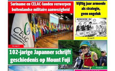 Dagblad Suriname, maandag 8 september 2025