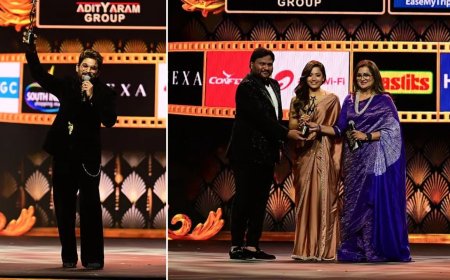 SIIMA 2025: Allu Arjun en Rashmika winnen grote prijzen