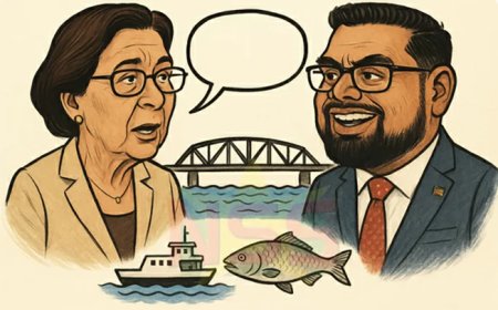 Simons–Ali-top in Nickerie: brug, vis en grenzen op het scherp van de snede