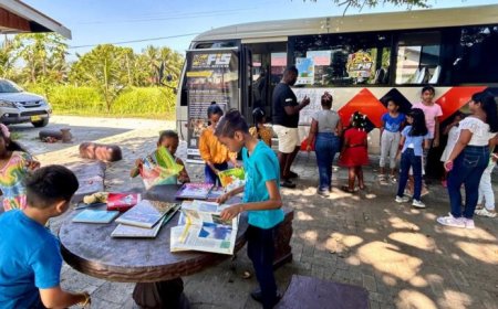 Leesplezier op wielen groot succes in Wanica