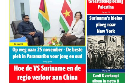 Dagblad Suriname, maandag 15 september 2025