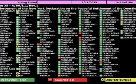 Suriname stemt mee met VN-resolutie voor tweestatenoplossing Palestina