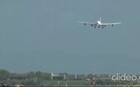 Vreselijke crosswinden op schiphol vanochtend