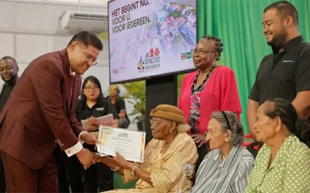 Santokhi’s PR-unit: Royalties-programma is geen politieke stunt