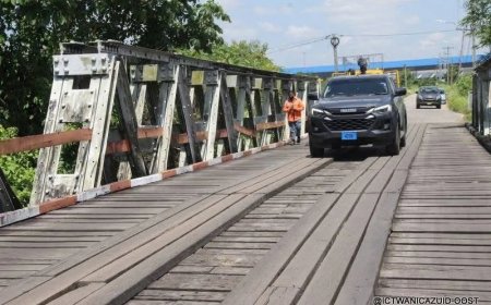Brug Pararivier weer veilig in gebruik