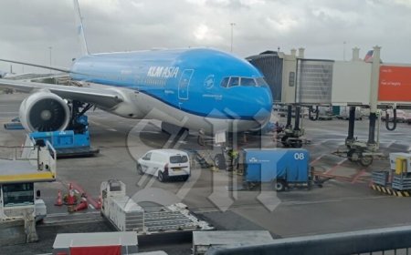 KLM-vlucht naar Paramaribo vertraagd wegens lekke band