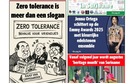 Dagblad Suriname, dinsdag 16 september 2025