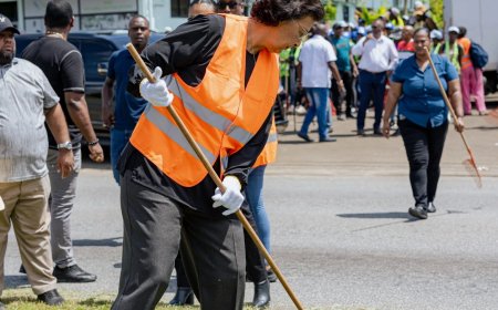 President harkt mee bij Krin Kondre-project