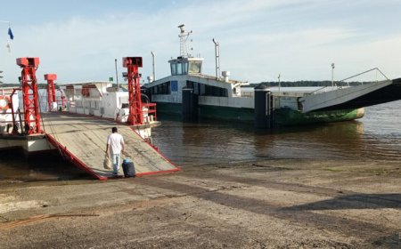 Veerdienst tussen Albina en Saint- Laurent ligt sinds maandag stil