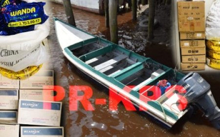 Boot met bromfietsonderdelen in beslag genomen bij Clara Sluis