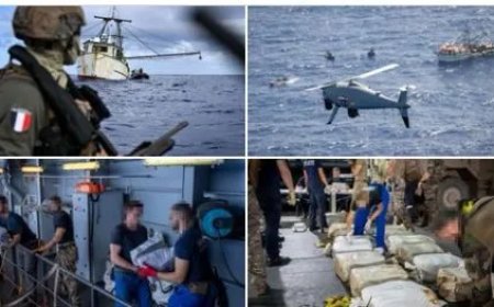 Franse marine onderschept recordvangst cocaïne