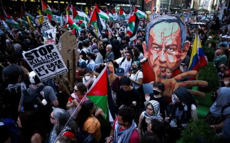 Woede en protesten bij Netanyahu’s VN-toespraak over Gaza