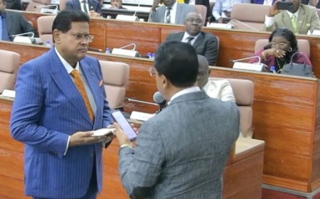 Ex-president Santokhi is terug, nu als assembleelid