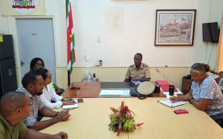 UNDP bezoekt districtscommissaris Coronie voor samenwerking duurzame projecten