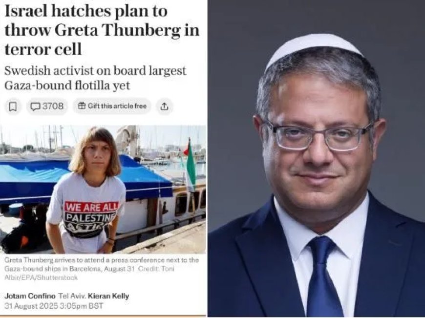 Israël dreigt Greta Thunberg als ‘terrorist’ te arresteren