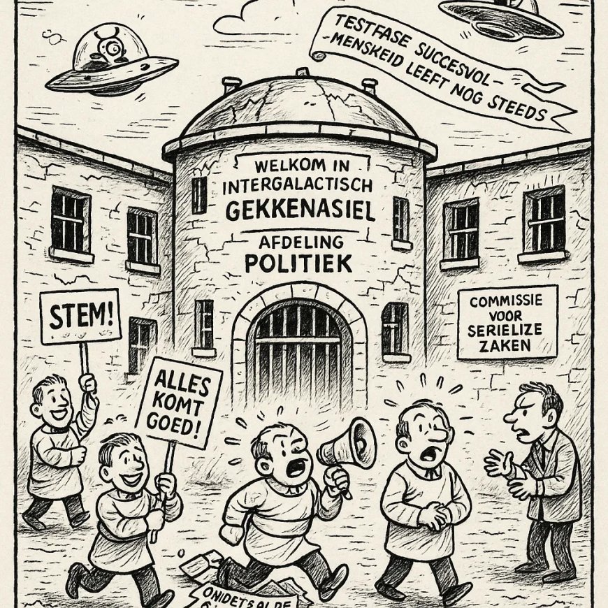 Politici blijken buitenaardse zorgverleners in vermomming  