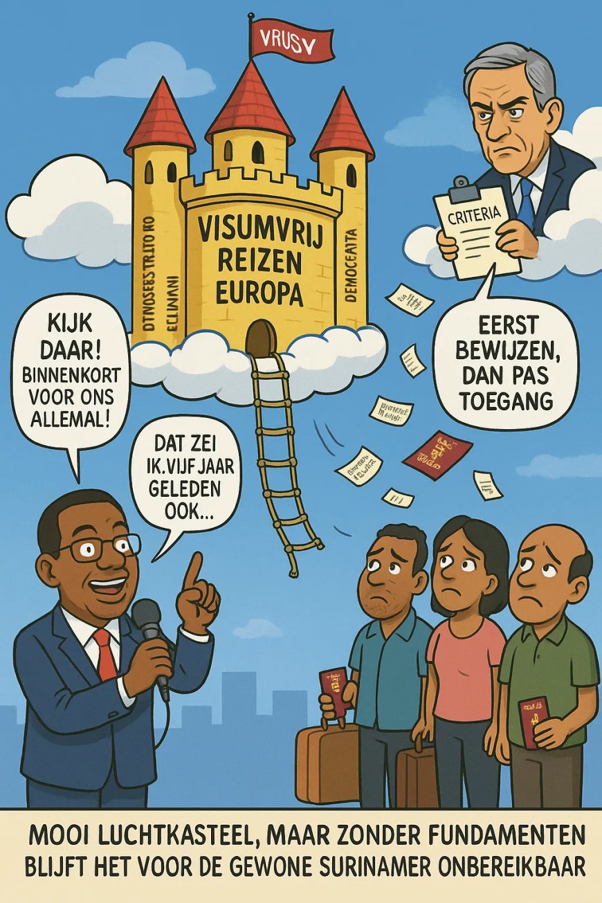 Bouva herhaalt oude belofte, maar Suriname blijft zonder visumvrij reizen