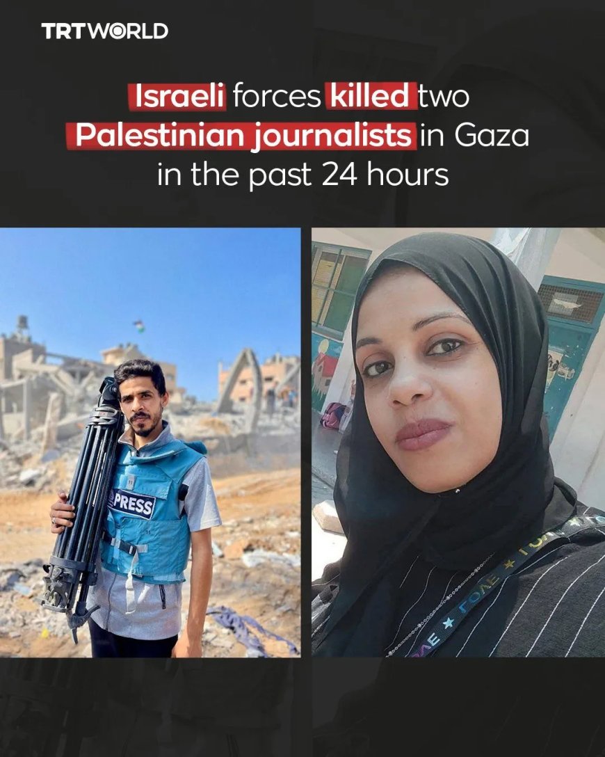 Twee Palestijnse journalisten gedood in Gaza