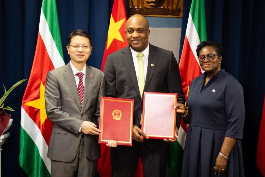 Suriname en China ondertekenen belangrijke overeenkomsten