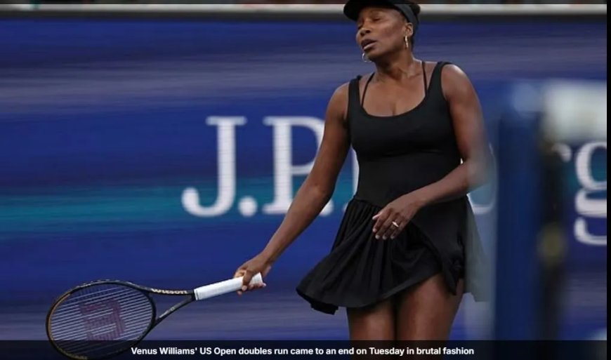 Venus Williams neemt afscheid na pijnlijke nederlaag op US Open