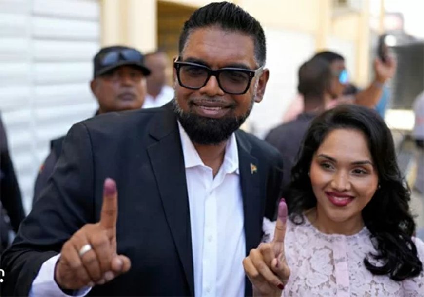 President Ali op weg naar herverkiezing in Guyana; lage opkomst