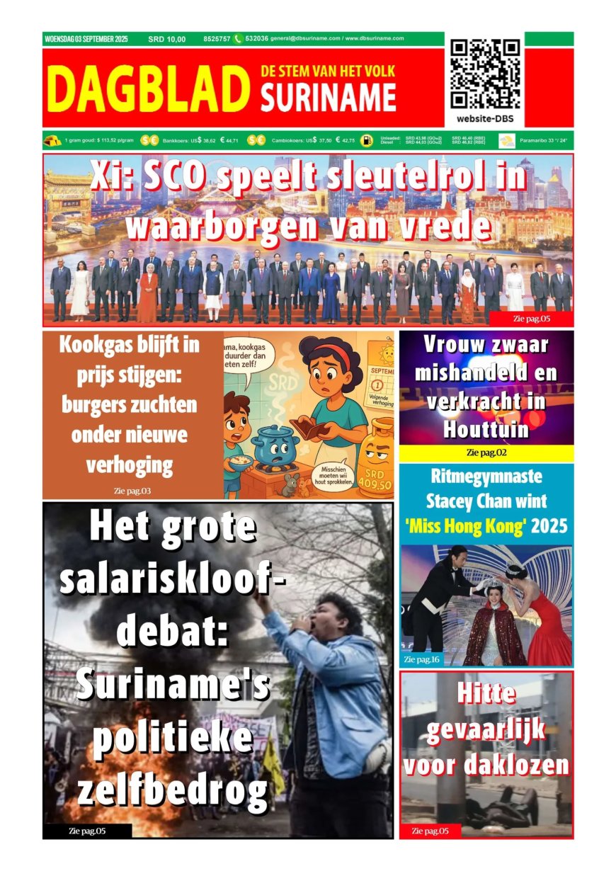 Dagblad Suriname, woensdag 3 september 2025