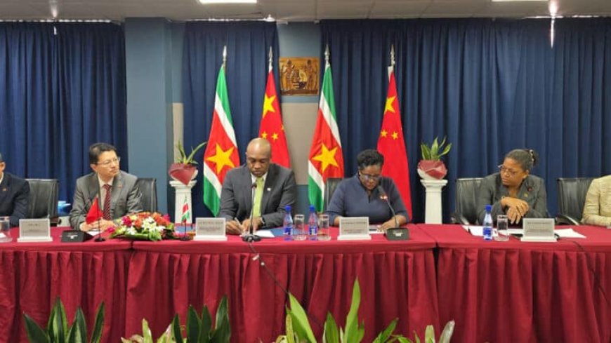 Suriname en China bezegelen gedeeltelijke schuldkwijtschelding